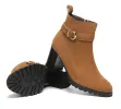 TARRAMARRA® Women Leather Zipper Block Heel Ankle Boots Vica sold by UGG Express