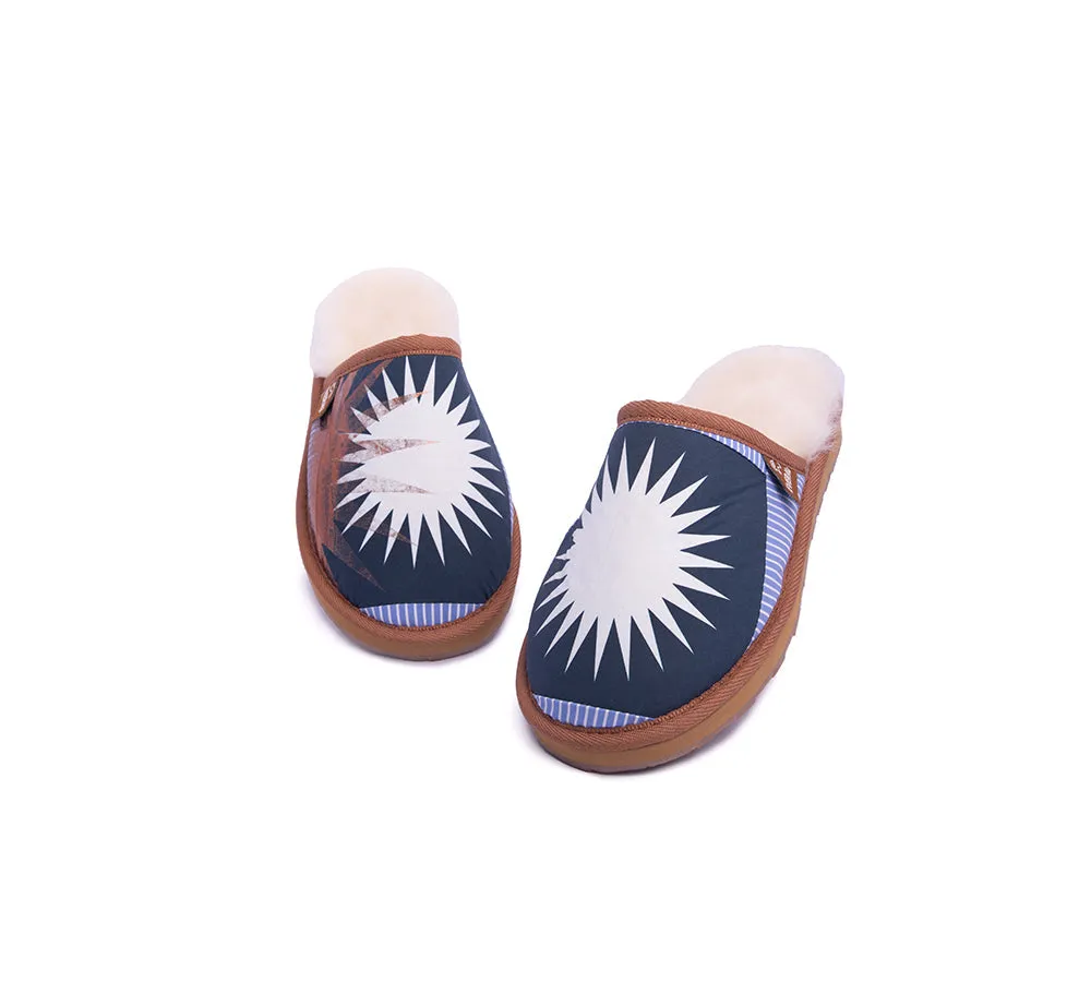 EVERAU® UGG Slippers Sheepskin Wool Sun Patchwork Suede Cruz EU39 sold by UGG Express product image thumbnail 3