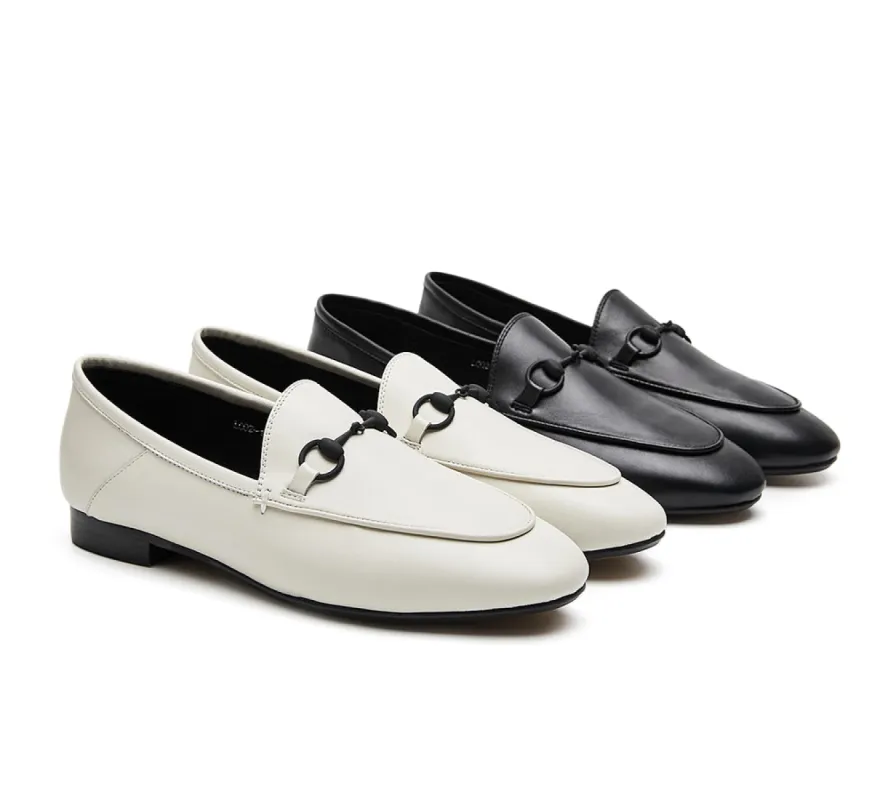 EVERAU® Women Leather Buckle Loafers Layla sold by UGG Express