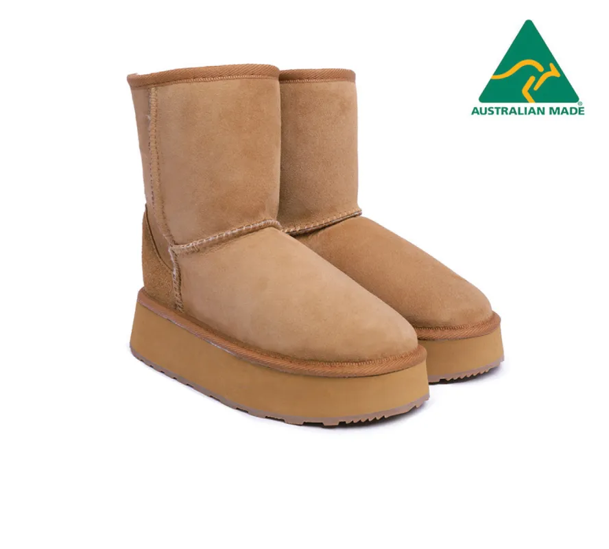 Urban UGG® UGG Boots Australian Made Sheepskin Wool Short Platform sold by UGG Express