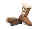 AUSTRALIAN SHEPHERD® UGG Boots Women Sheepskin Wool Horn Toggle Closure Tall Tamari sold by UGG Express