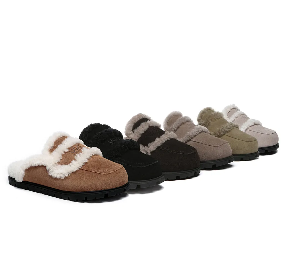 AUSTRALIAN SHEPHERD® UGG Slippers Women Sheepskin Wool Shearling Lined Remi sold by UGG Express