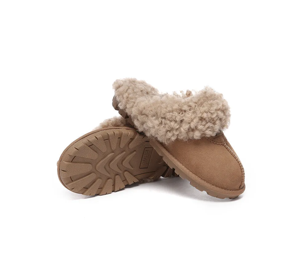 AUSTRALIAN SHEPHERD® UGG Slippers Double Faced Sheepskin Wool Waffle Curly sold by UGG Express product image thumbnail 4