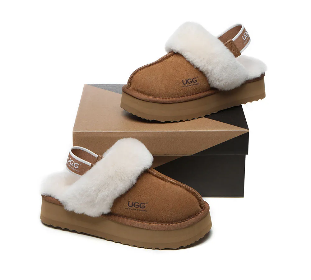 AUSTRALIAN SHEPHERD® 2-Way Style UGG Slippers Women Removable Strap Slingback Platform Muffin sold by UGG Express product image thumbnail 5
