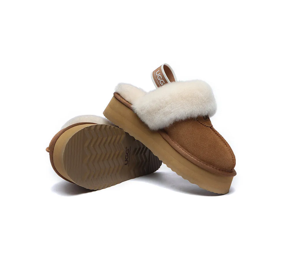 AUSTRALIAN SHEPHERD® UGG Slippers Women Removable Strap Slingback Platform Waffle sold by UGG Express product image thumbnail 4
