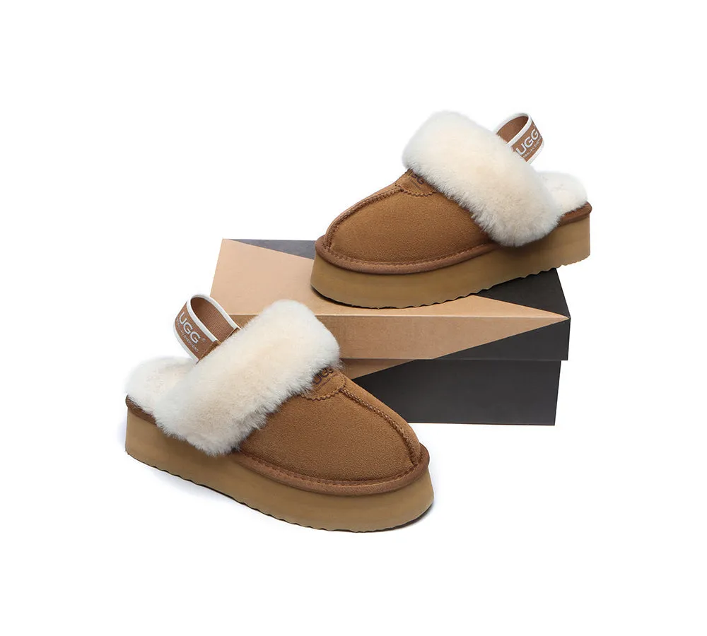 AUSTRALIAN SHEPHERD® UGG Slippers Women Removable Strap Slingback Platform Waffle sold by UGG Express product image thumbnail 5