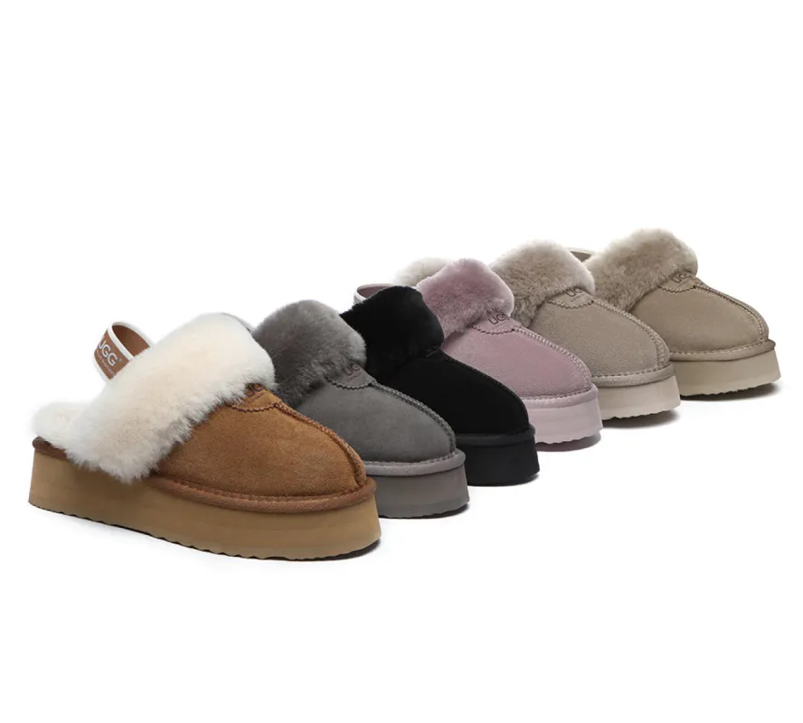 AUSTRALIAN SHEPHERD® UGG Women Slingback Platform Slippers