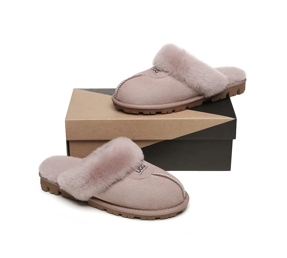 AUSTRALIAN SHEPHERD® UGG Slippers Double Face Sheepskin Wool Scuff Waffle sold by UGG Express product image thumbnail 5
