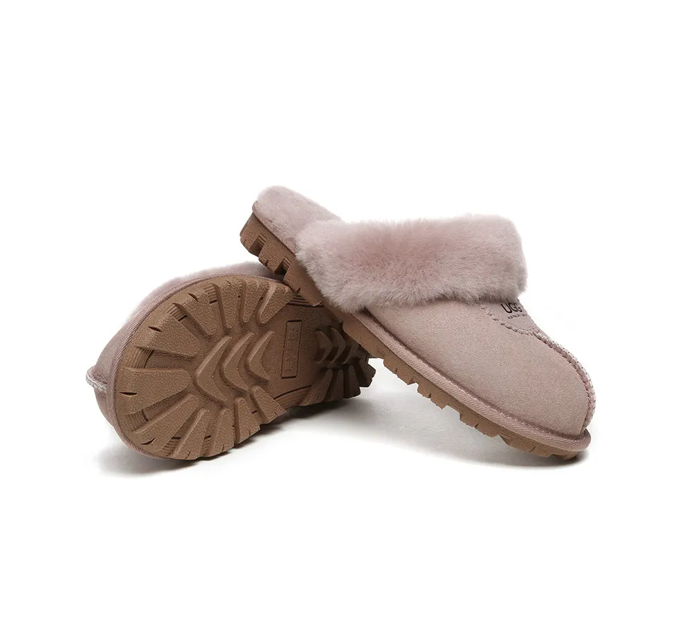 AUSTRALIAN SHEPHERD® UGG Slippers Double Face Sheepskin Wool Scuff Waffle sold by UGG Express product image thumbnail 4