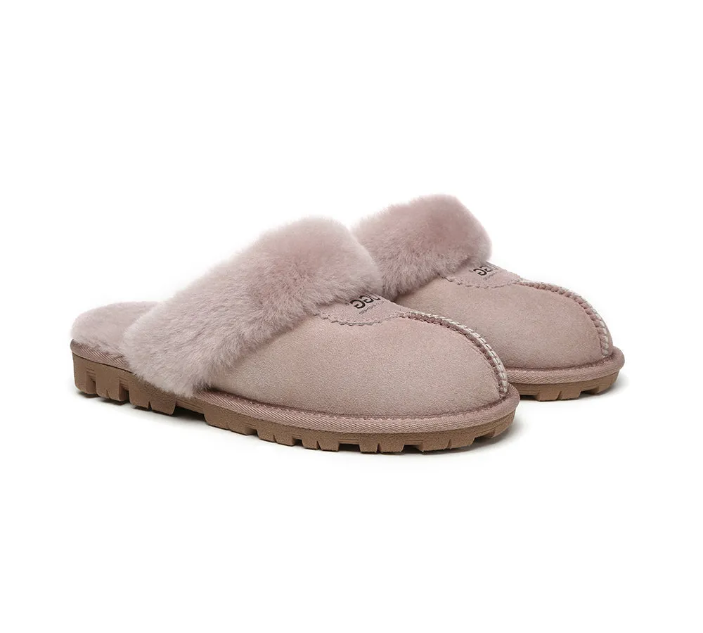 AUSTRALIAN SHEPHERD® UGG Slippers Double Face Sheepskin Wool Scuff Waffle sold by UGG Express product image thumbnail 3
