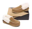 AUSTRALIAN SHEPHERD® UGG Slippers Men Sheepskin Wool Ankle Popo Moccasins Big Size sold by UGG Express