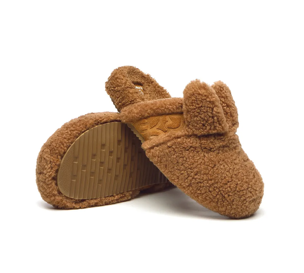 EVERAU® UGG Slippers Women Sheepskin Wool Fluffy Bunny sold by UGG Express product image thumbnail 4