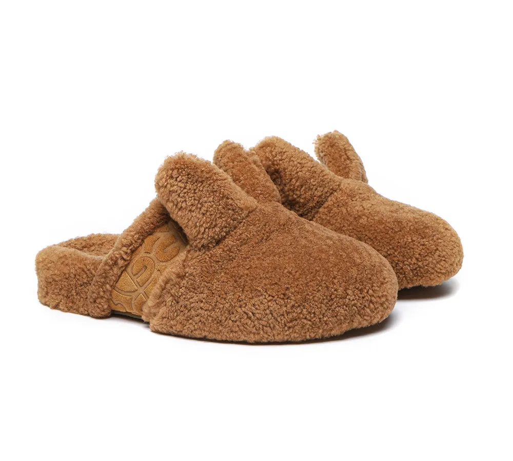 EVERAU® UGG Slippers Women Sheepskin Wool Fluffy Bunny sold by UGG Express product image thumbnail 3