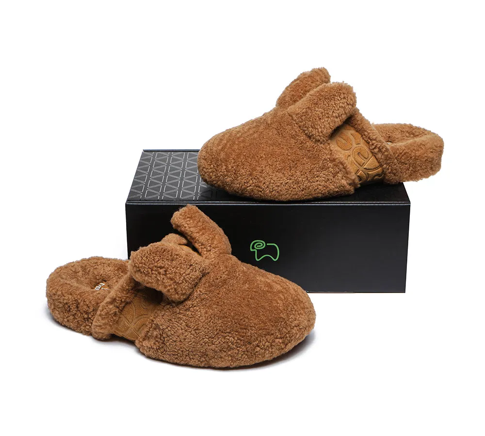 EVERAU® UGG Slippers Women Sheepskin Wool Fluffy Bunny sold by UGG Express product image thumbnail 5
