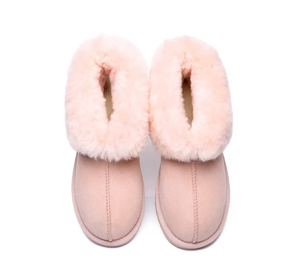 EVERAU® UGG Slippers Sheepskin Wool Collar Ankle Mallow sold by UGG Express product image thumbnail 5