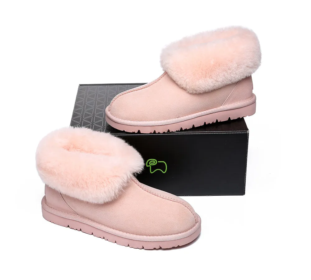 EVERAU® UGG Slippers Sheepskin Wool Collar Ankle Mallow sold by UGG Express product image thumbnail 3