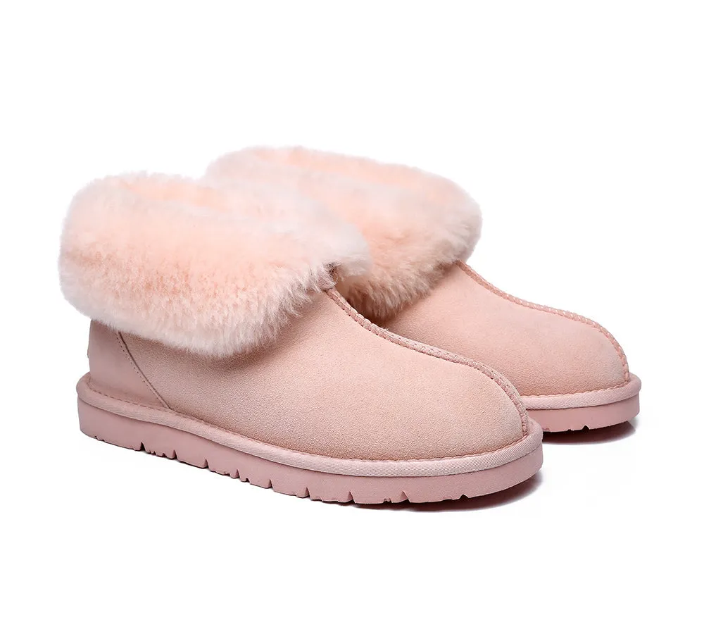 EVERAU® UGG Slippers Sheepskin Wool Collar Ankle Mallow sold by UGG Express product image thumbnail 2
