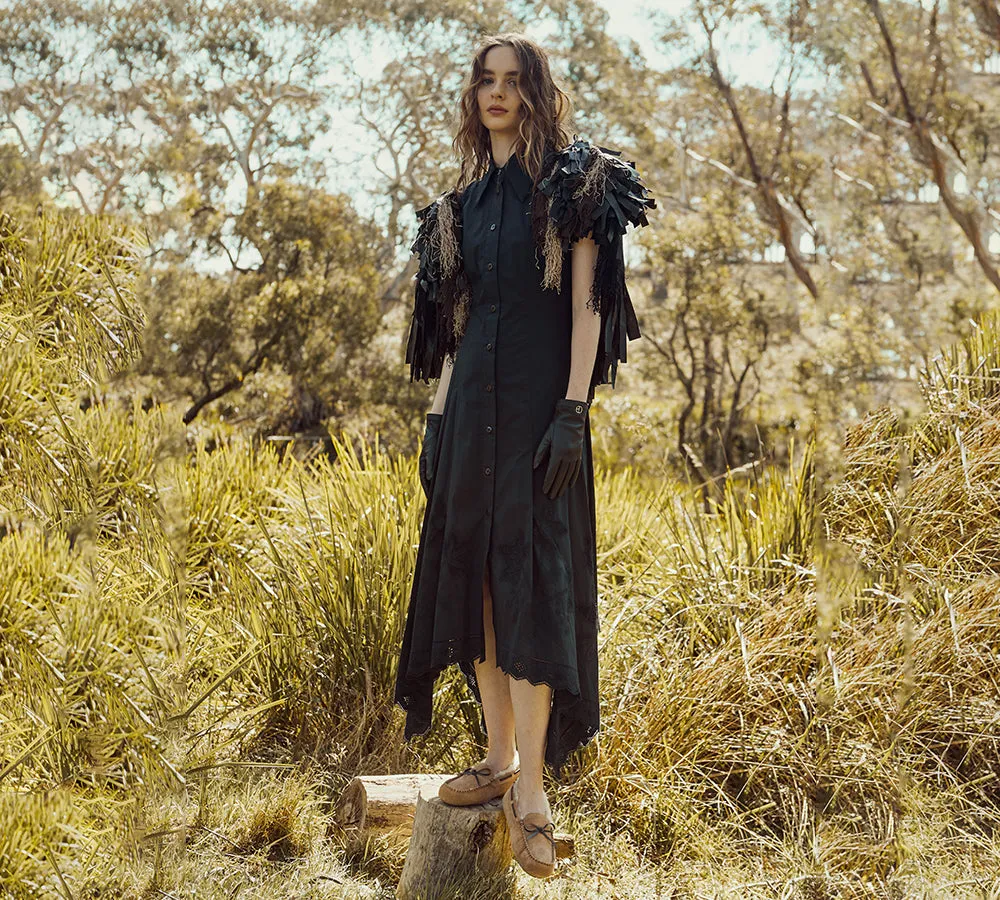 EVERAU® UGG Slippers Women Sheepskin Wool Bow Casual Miracle Moccasins sold by UGG Express product image thumbnail 2