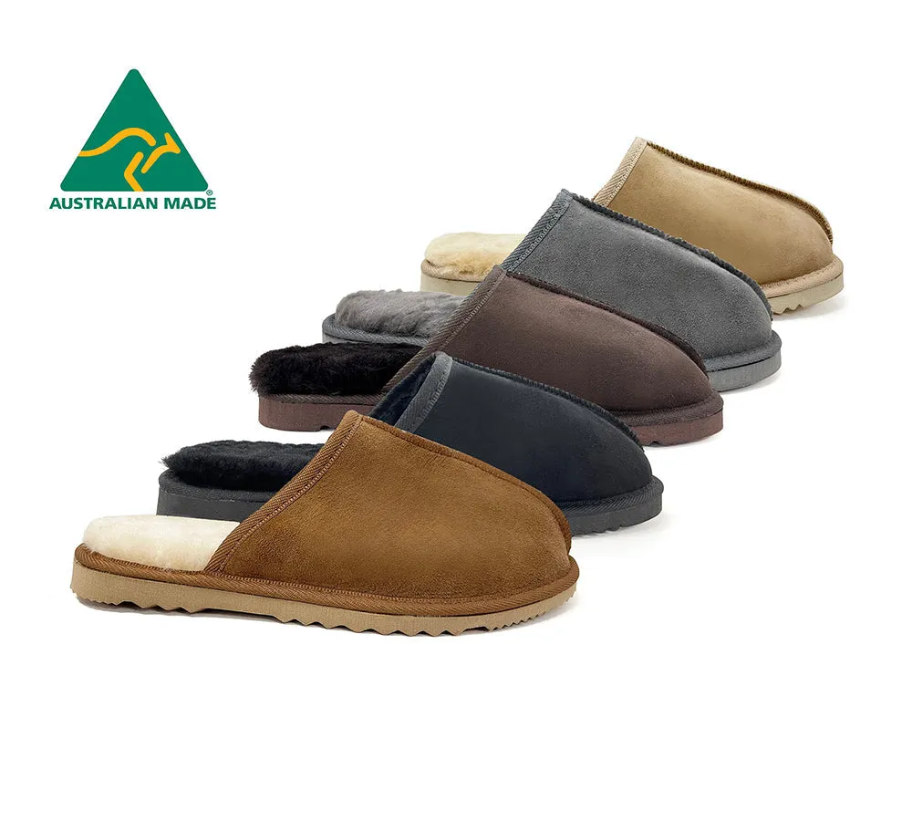 AUSTRALIAN SHEPHERD® UGG Slippers Australian Made Sheepskin Wool 2 Pieces Scuffs sold by UGG Express