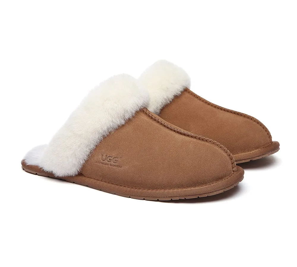 AUSTRALIAN SHEPHERD® UGG Slippers Premium Sheepskin Wool Scuff Rosa sold by UGG Express product image thumbnail 3