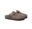 EVERAU® Women Adjustable Buckled Straps Slip-on Flat Sandal Slides Brynn sold by UGG Express