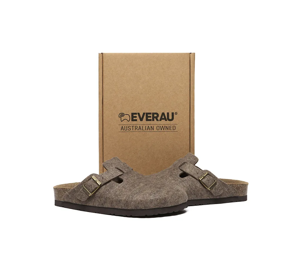 EVERAU® Men Adjustable Buckled Straps Slip-on Flat Sandal Slides Brynn sold by UGG Express product image thumbnail 4