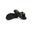 EVERAU® Women Slides Metal Decor Crossover Platform Chiffon sold by UGG Express