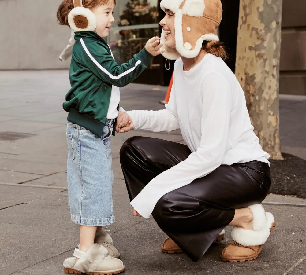 AUSTRALIAN SHEPHERD® UGG Women Slippers Removable Wool Fluffy Strap Slingback Waffle sold by UGG Express product image thumbnail 2