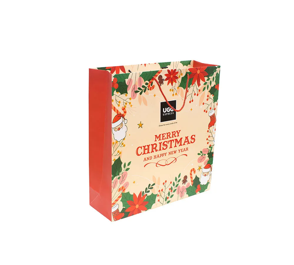 Premium Christmas New Year Gift Paper Bag With Handle sold by UGG Express product image thumbnail 4