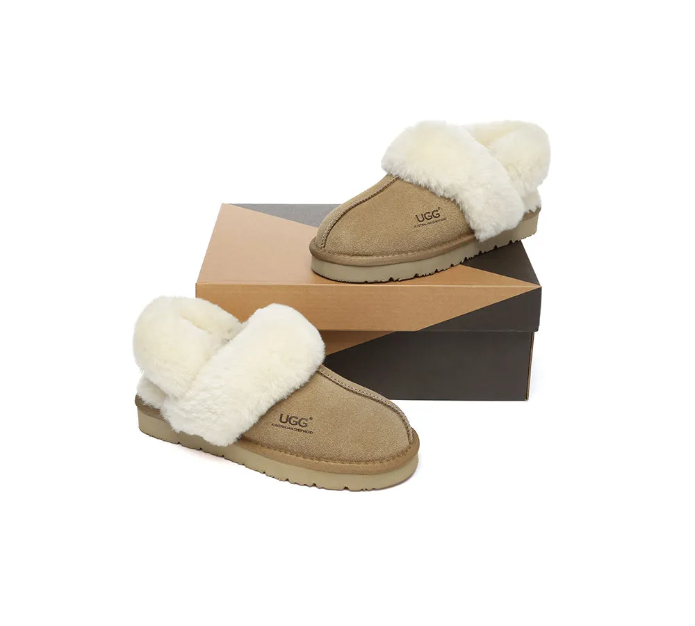 AUSTRALIAN SHEPHERD® 3-Way Style UGG Women Slippers Removable Wool Strap Slingback Muffin Fluffy sold by UGG Express product image thumbnail 5