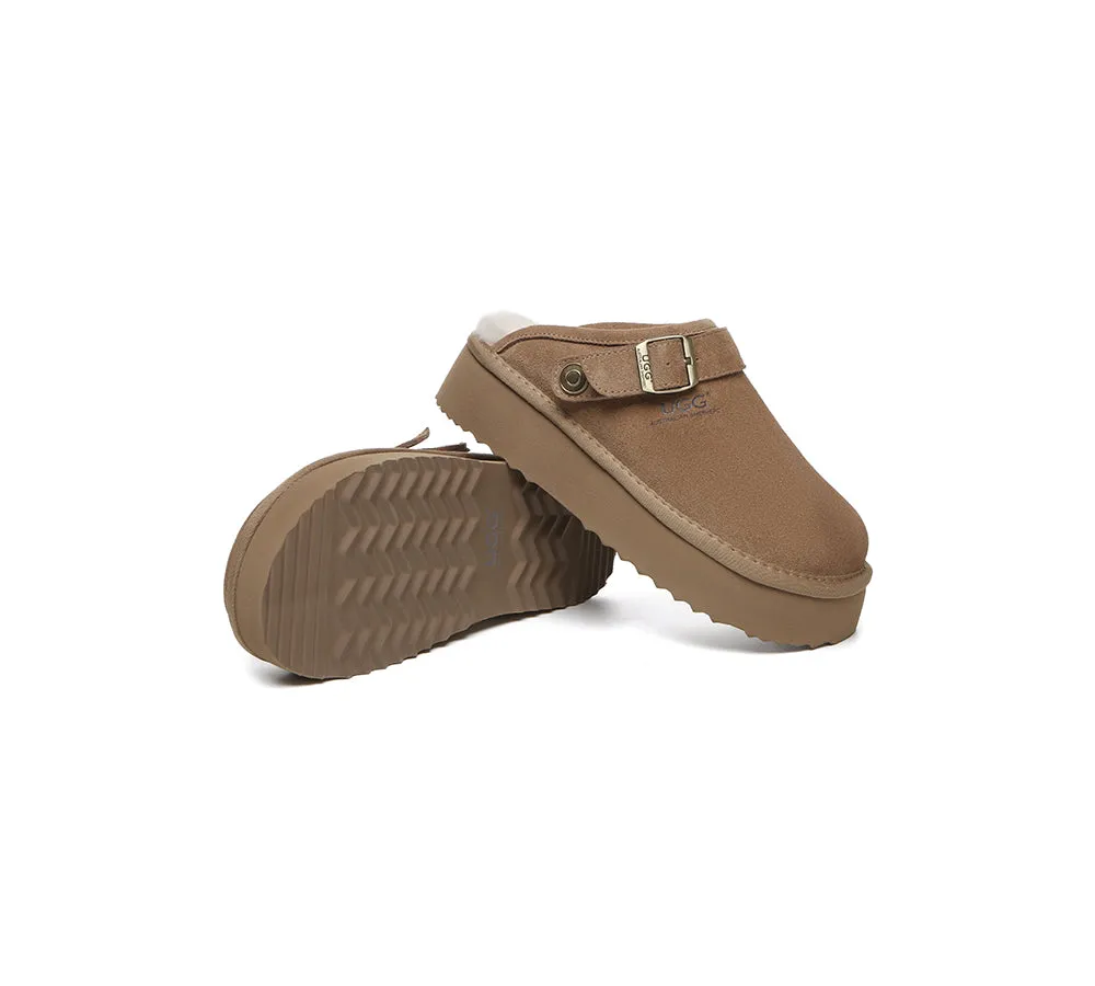 AUSTRALIAN SHEPHERD® UGG Slippers Sheepskin Wool Adjustable strap Platform Sadie sold by UGG Express product image thumbnail 2