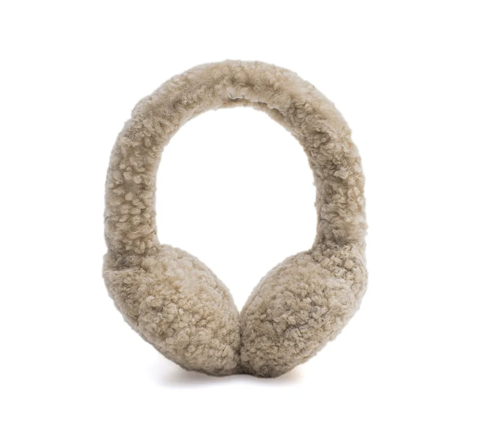 EVERAU® UGG Women Adjustable Sheepskin Wool Earmuff Cozette sold by UGG Express product image thumbnail 5