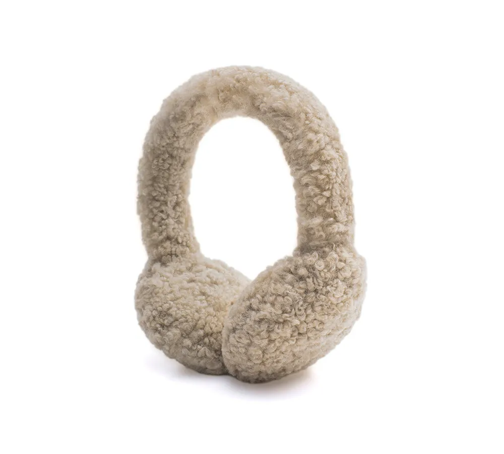 EVERAU® UGG Women Adjustable Sheepskin Wool Earmuff Cozette sold by UGG Express product image thumbnail 2