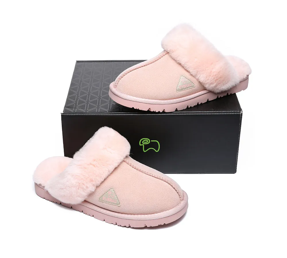 EVERAU® UGG Premium Sheepskin Wool Scuff Slippers Muffin sold by UGG Express product image thumbnail 3