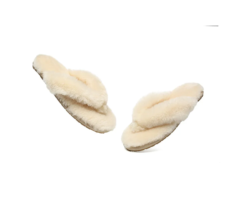 AUSTRALIAN SHEPHERD® UGG Thongs Women Fluffy Slides Farah sold by UGG Express product image thumbnail 5
