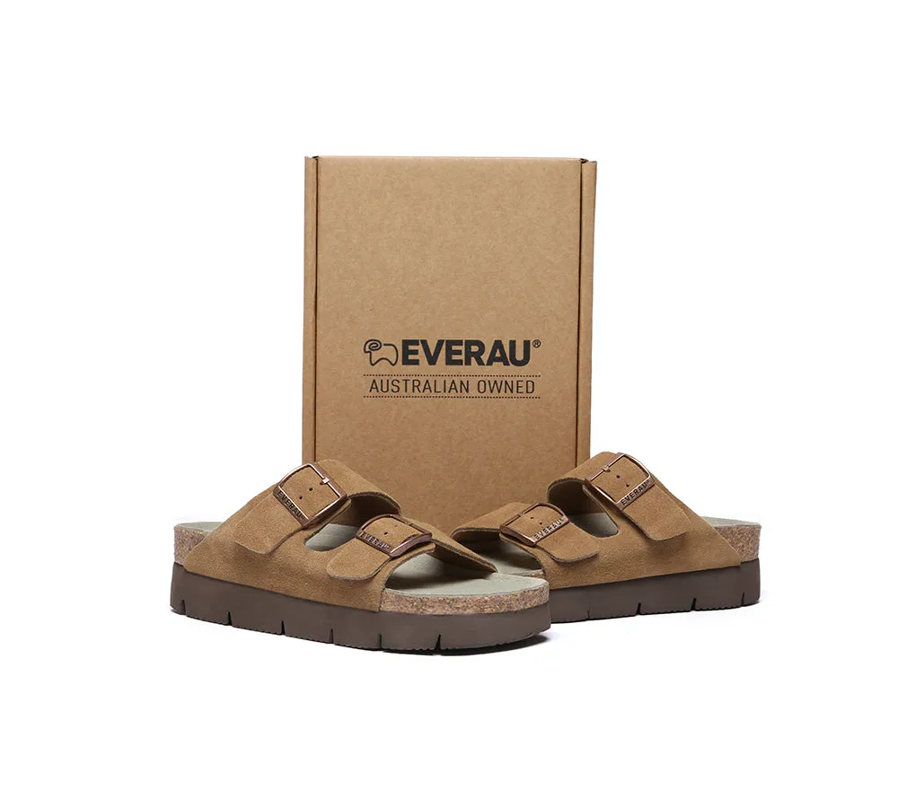 EVERAU® Adjustable Strap Slip-on Platform Summer Sandal Slides sold by UGG Express product image thumbnail 5