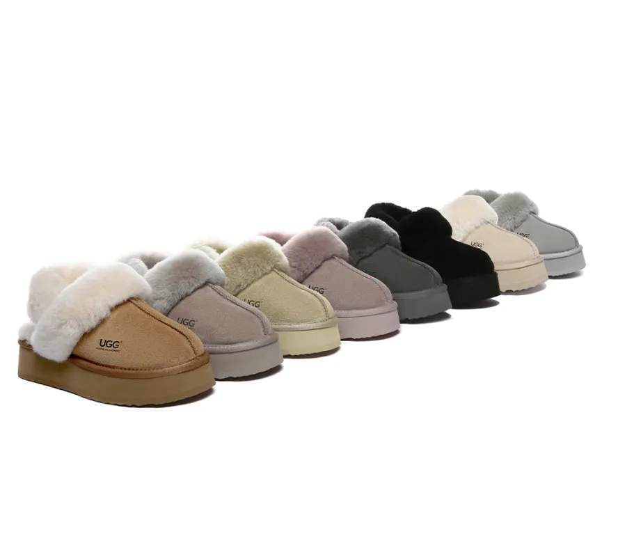 AUSTRALIAN SHEPHERD® UGG Women Slingback Platform Slippers