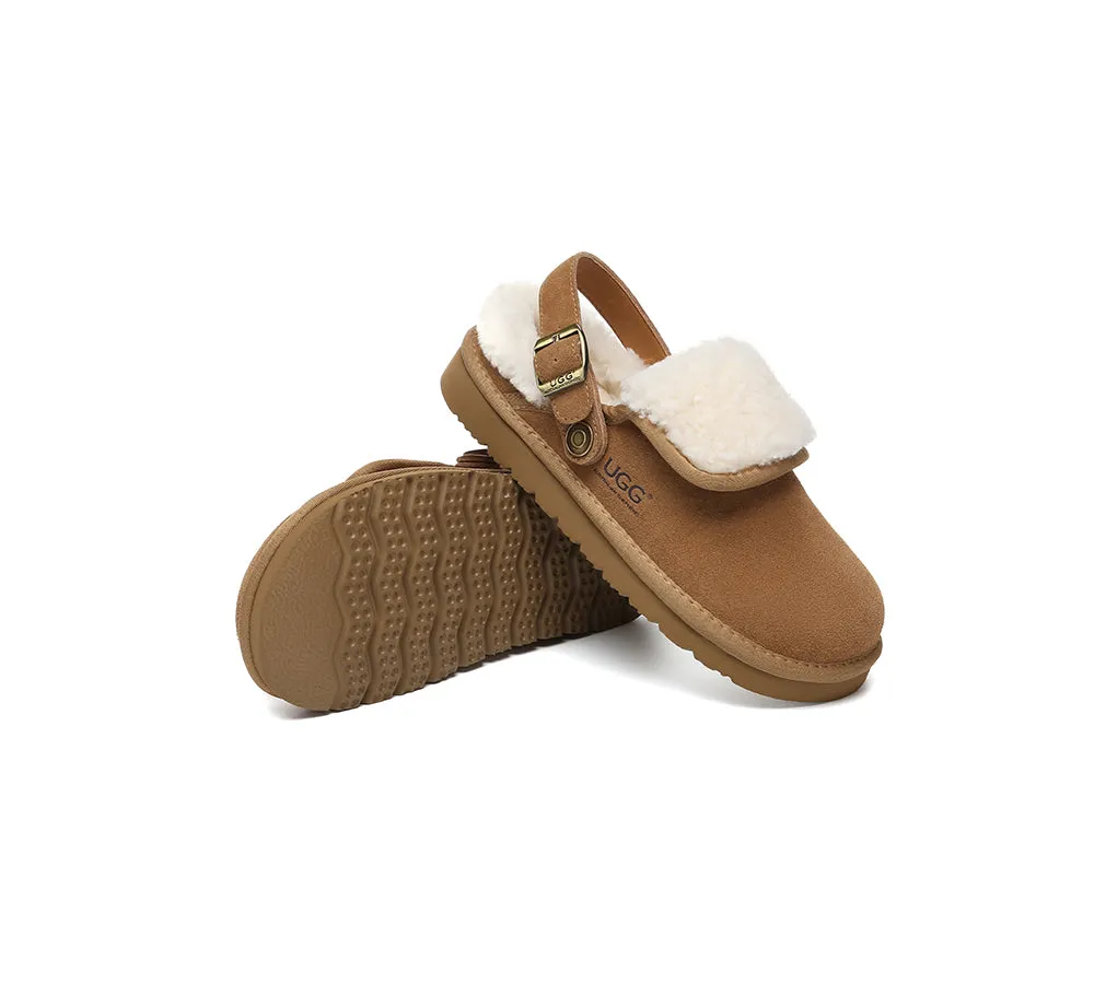 AUSTRALIAN SHEPHERD® 3-Way Style UGG Slippers Sheepskin Wool Adjustable Strap Slingback Tenley sold by UGG Express product image thumbnail 4