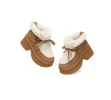 AUSTRALIAN SHEPHERD® UGG Boots Women Sheepskin Wool Lace Up Chunky Platform Bumpy sold by UGG Express