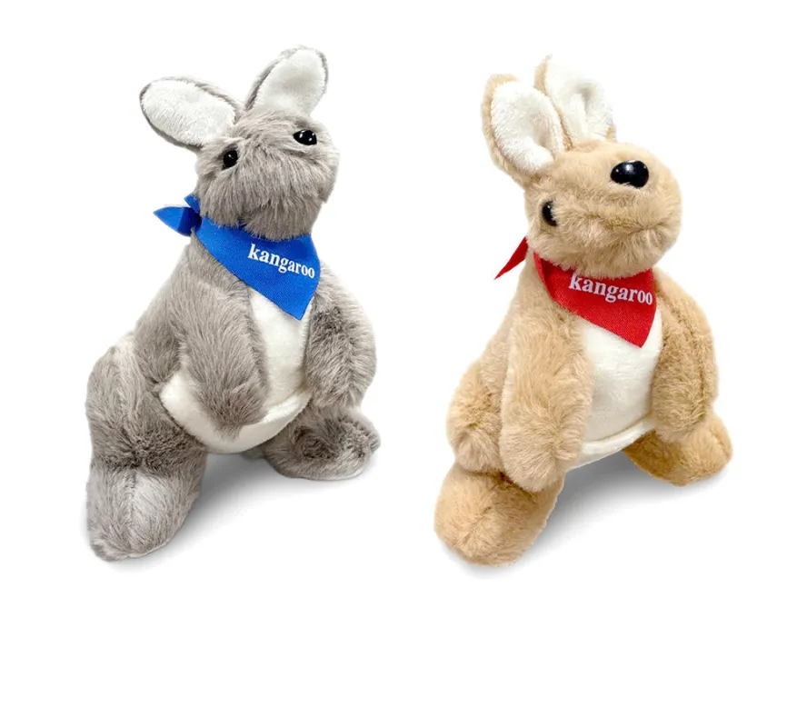 AUSTRALIAN SHEPHERD® Cute Scarfed Plush Kangaroo Keyrings sold by UGG Express