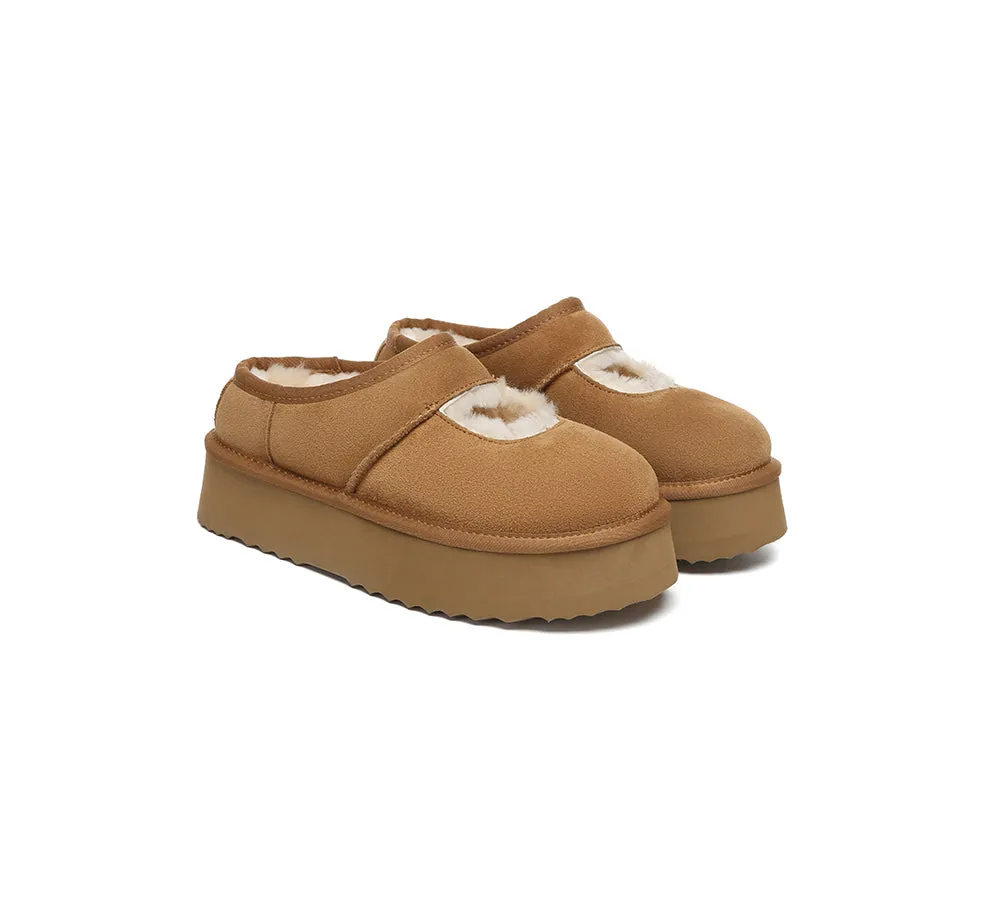 AUSTRALIAN SHEPHERD® UGG Slippers Sheepskin Wool Ankle Platform Carmella sold by UGG Express product image thumbnail 3