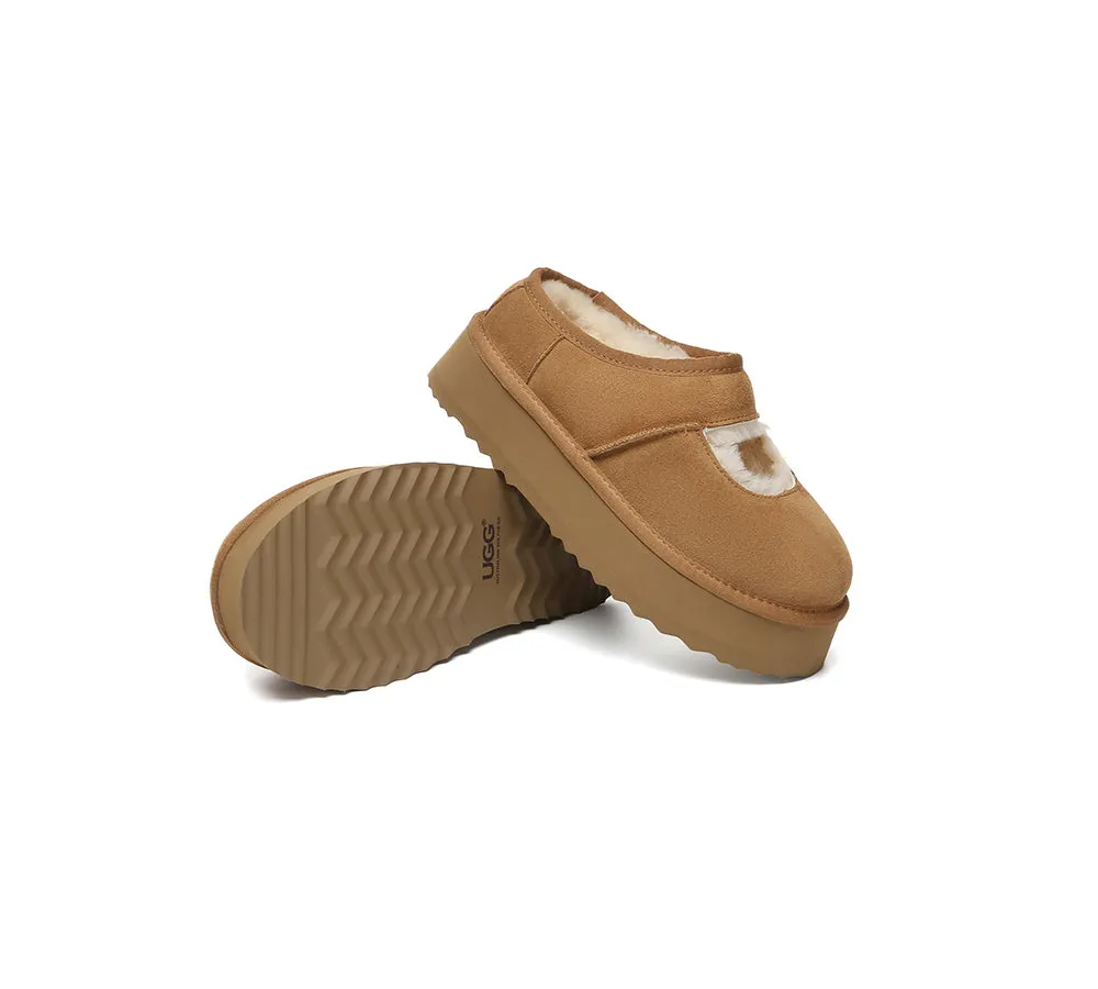 AUSTRALIAN SHEPHERD® UGG Slippers Sheepskin Wool Ankle Platform Carmella sold by UGG Express product image thumbnail 5