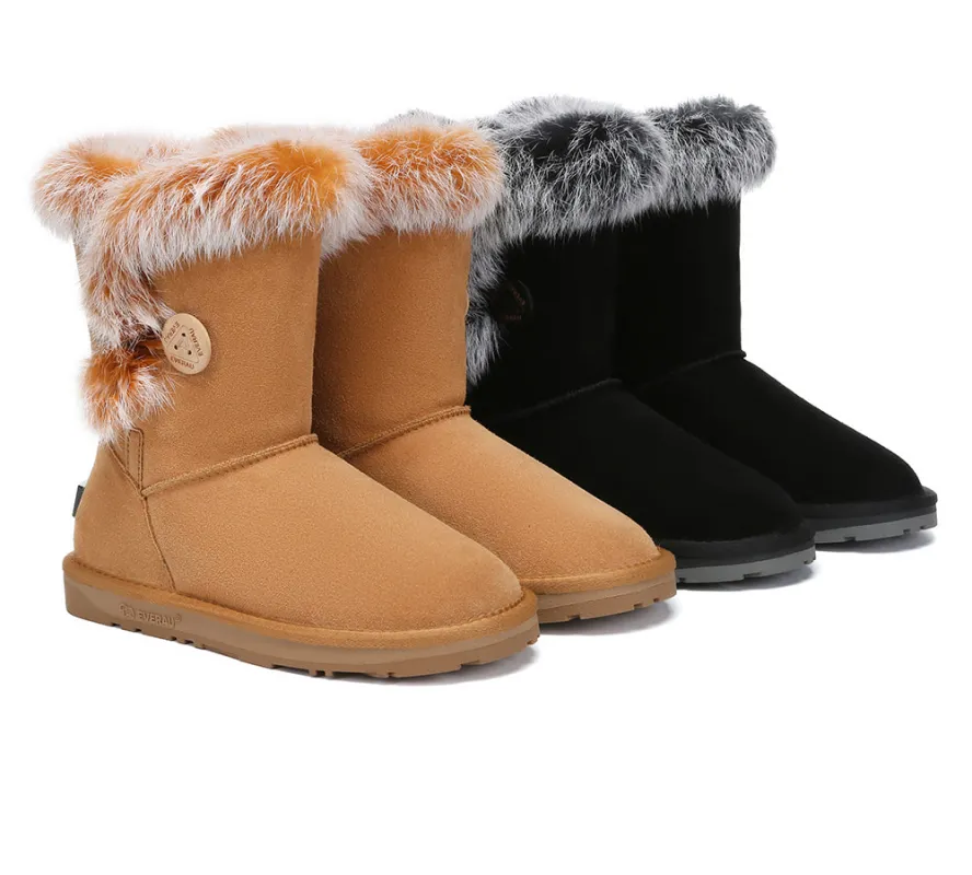 UGG EVERAU® UGG Boots Women Short Button Donna made by UGG Express