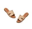 EVERAU® Women Slides Leather Ultra Soft Woven Flat Clovey sold by UGG Express