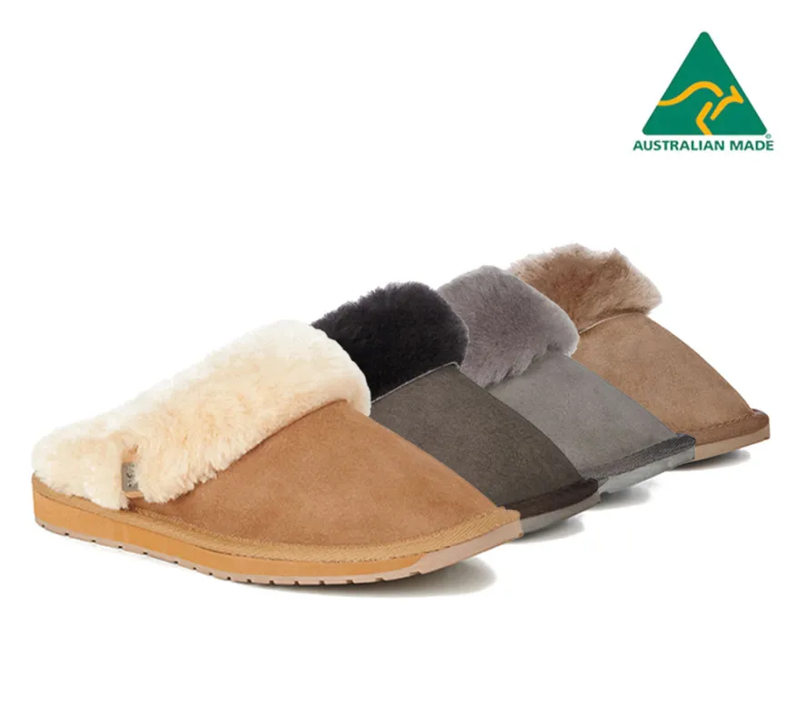 EMU® UGG Slippers Australian Made Sheepskin Wool Scuff Platinum Eden sold by UGG Express