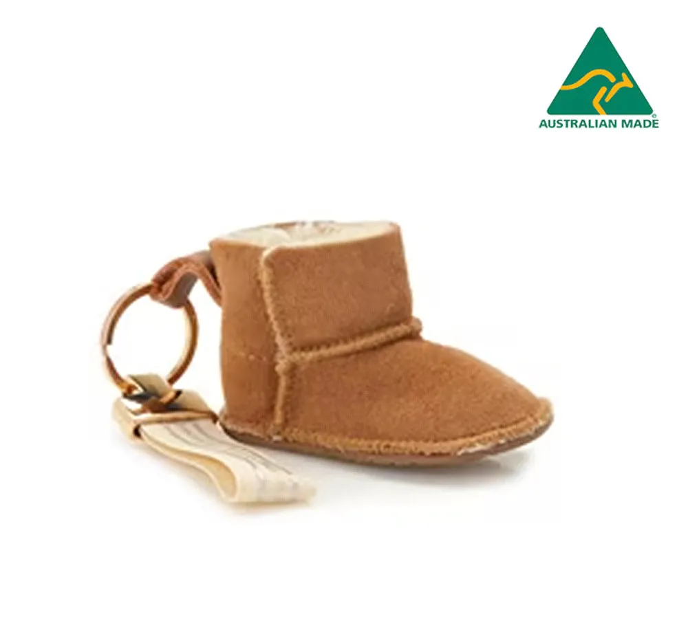 Emu ®Australian Made UGG Boot Sheepskin Wool Bootie Stinger Keyring sold by UGG Express