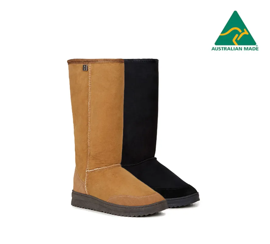 EMU® UGG Boots Australian Made Sheepskin Wool Tall Platinum Outback Hi sold by UGG Express