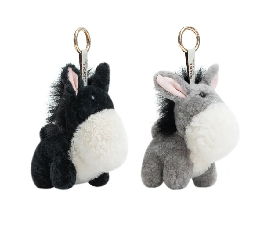 AUSTRALIAN SHEPHERD® Fluffy Plush Donkey Companion Moofy Keyring sold by UGG Express