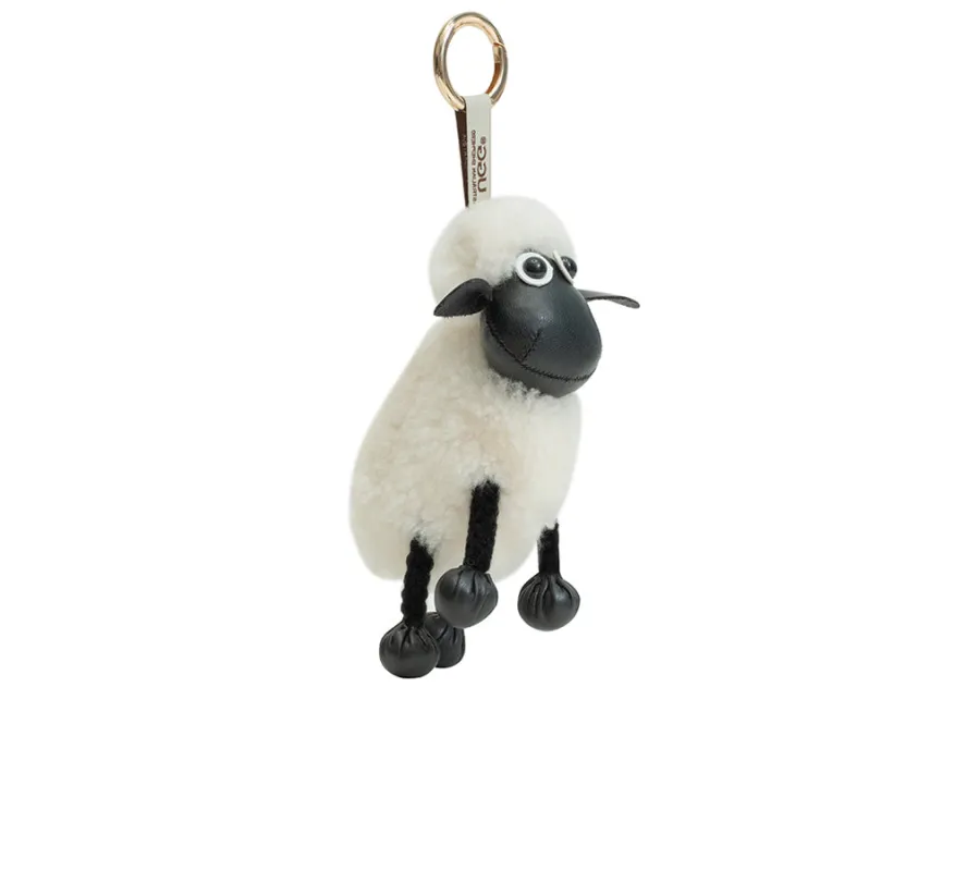 AUSTRALIAN SHEPHERD® UGG Wool Sheep Plush Keychain Woola Purse sold by UGG Express
