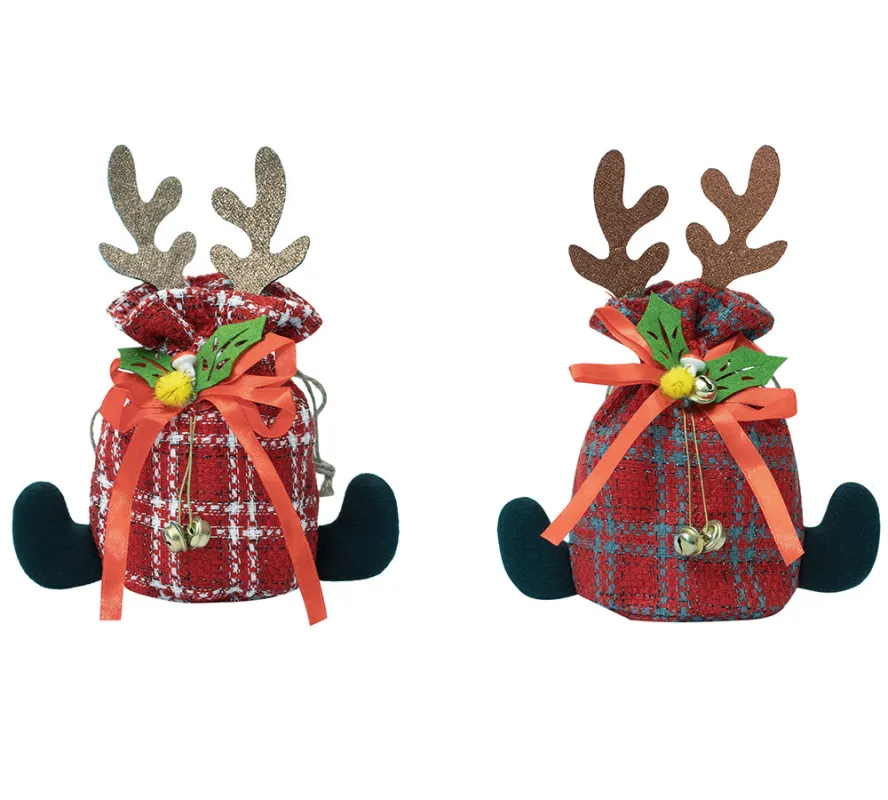 EVERAU® Christmas Reindeer Drawstring Bag sold by UGG Express